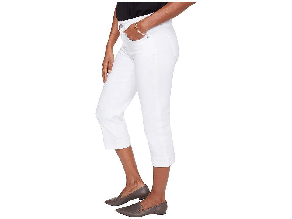 NYDJ Marilyn Crop Cuff Jeans in Optic (Optic ) Women's Jeans Product Image