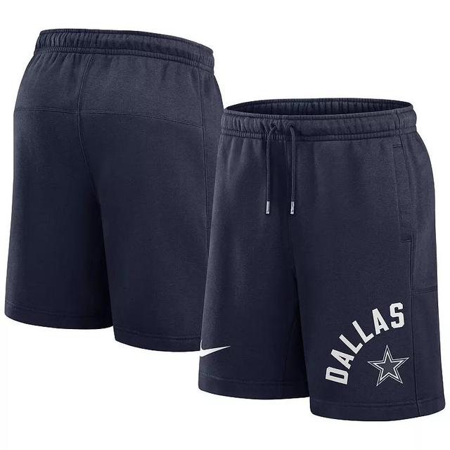 Mens Nike Dallas Cowboys Arched Kicker Shorts Blue Product Image