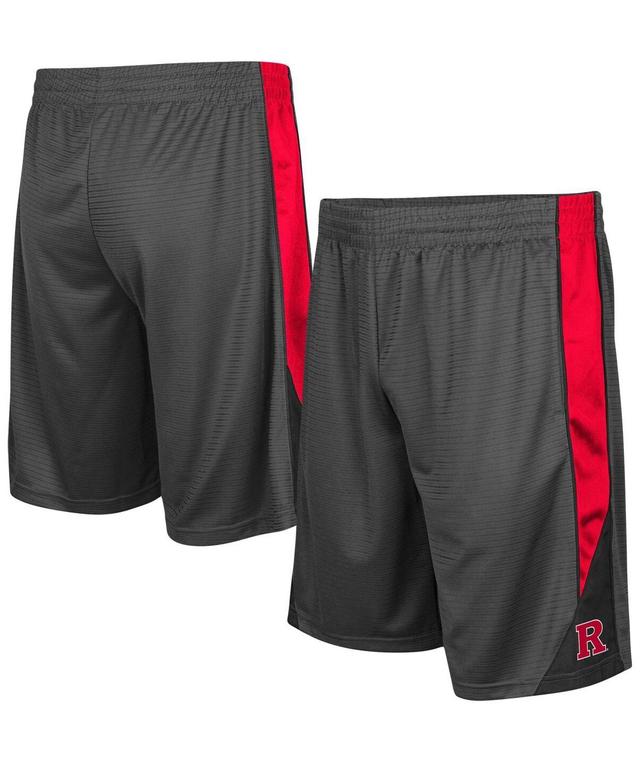 Mens Colosseum Charcoal Rutgers Scarlet Knights Turnover Shorts Product Image