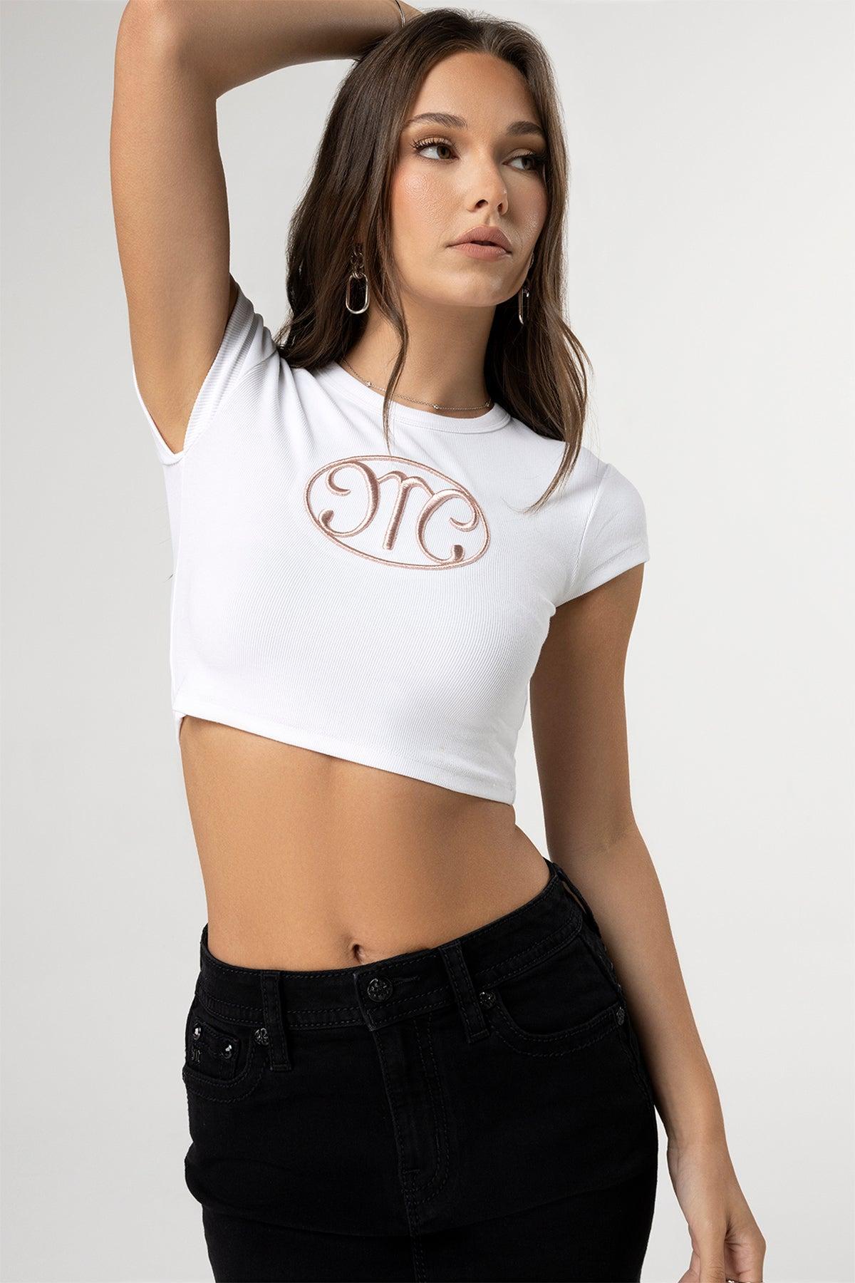 When In Chrome Cropped Tee Product Image