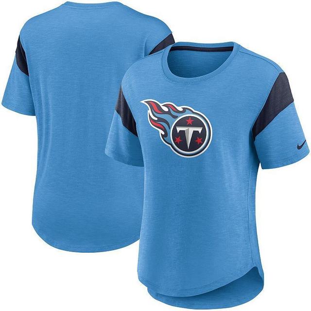 Womens Nike Blue Tennessee Titans Primary Logo Fashion Top Product Image