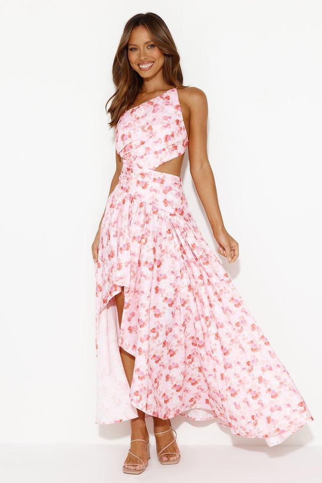 Rose Fields Midi Dress Pink Product Image