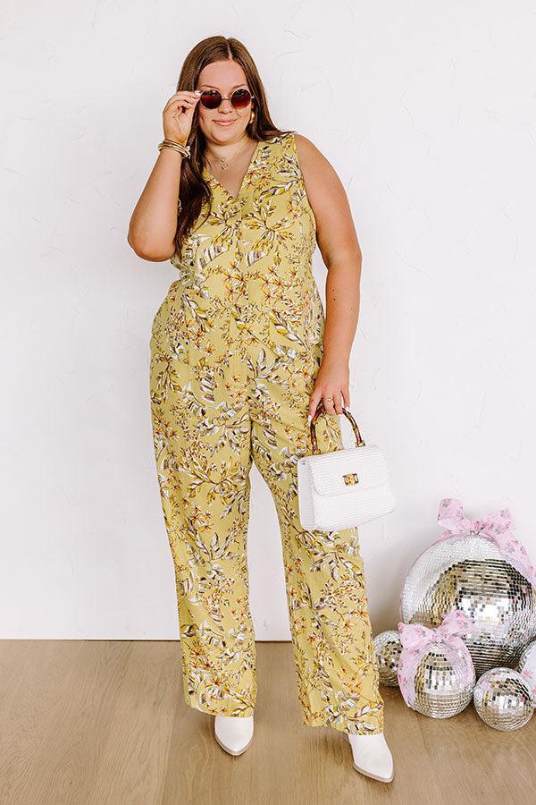 Vacay Bound High Waist Linen-Blend Pants Curves Product Image