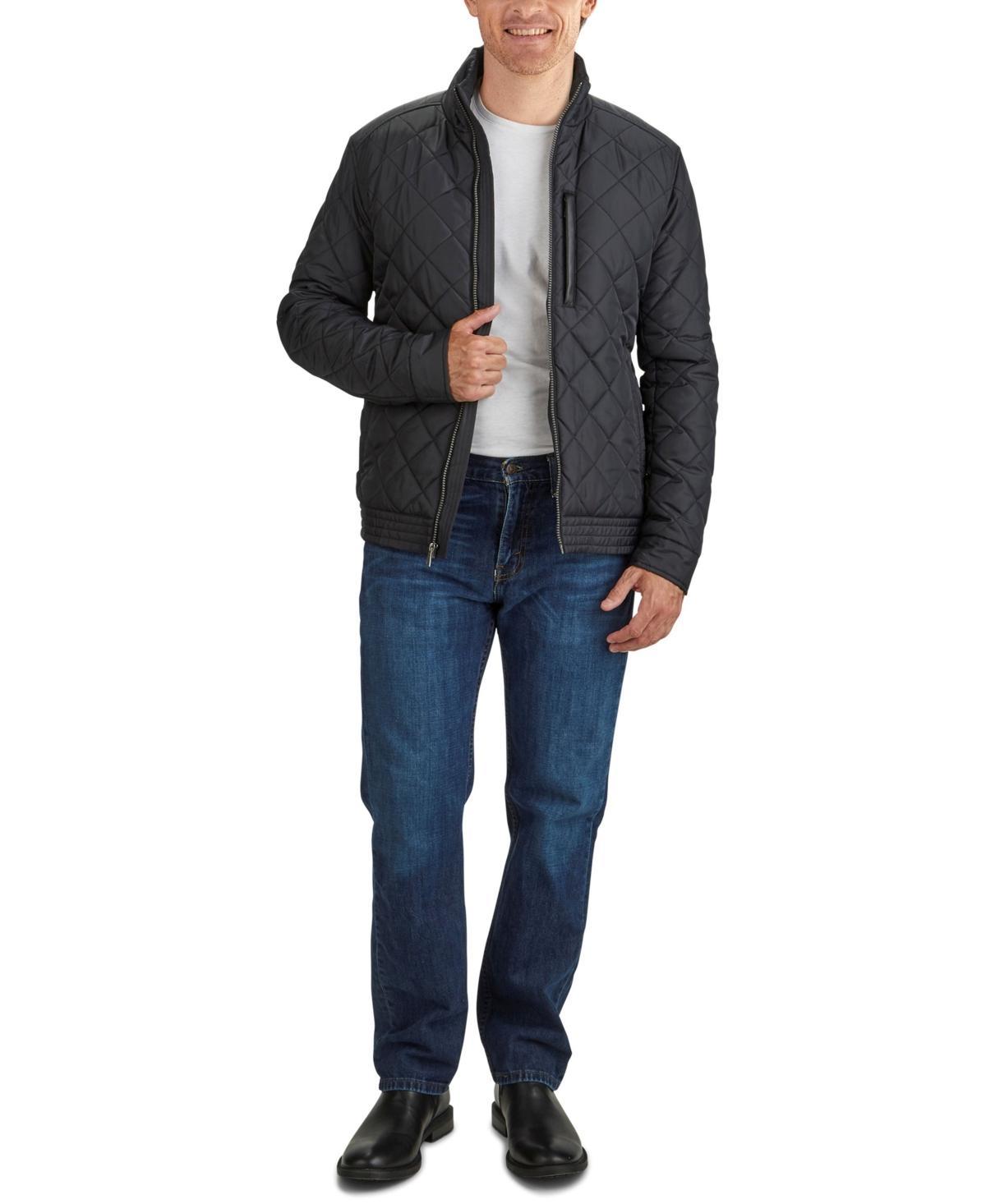 Cole Haan Quilted Jacket With Faux Sherpa Lining Men's Jacket Product Image