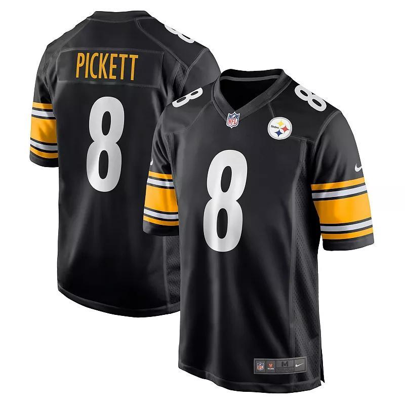 Mens Nike Kenny Pickett Pittsburgh Steelers 2022 NFL Draft First Round Pick Game Jersey Product Image