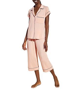 Eberjey Gisele Short Sleeve Crop Pajama Set Product Image