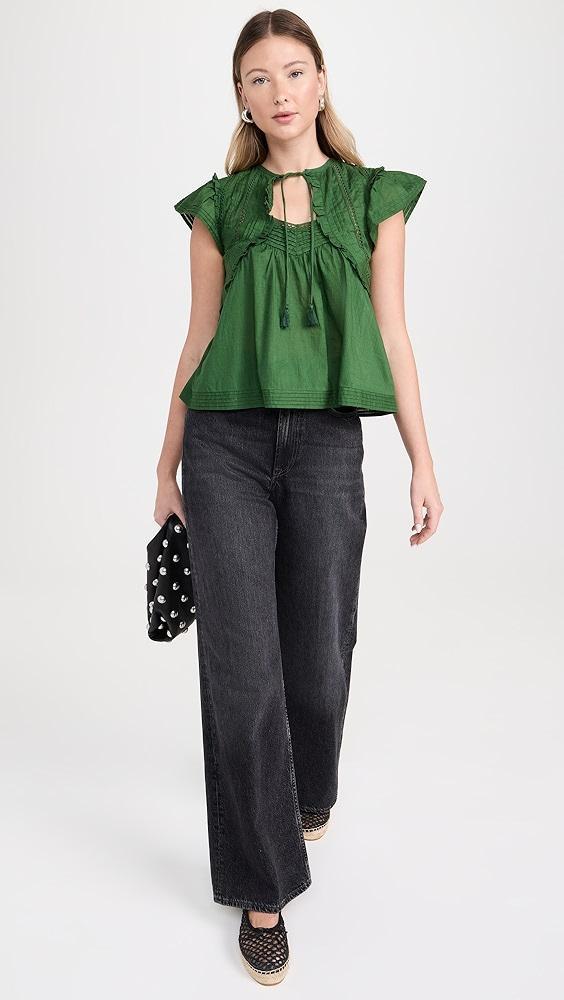 Sea Renata Solid Ramie Top | Shopbop Product Image