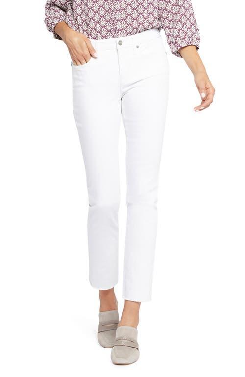 NYDJ Sheri Frayed Hem Slim Jeans Product Image