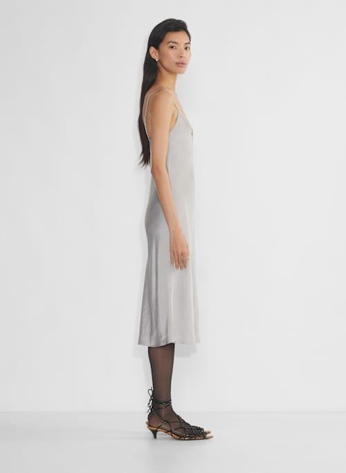 only slip satin midi dress Product Image