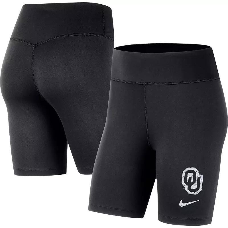 Womens Nike Oklahoma Sooners Performance Biker Shorts Product Image