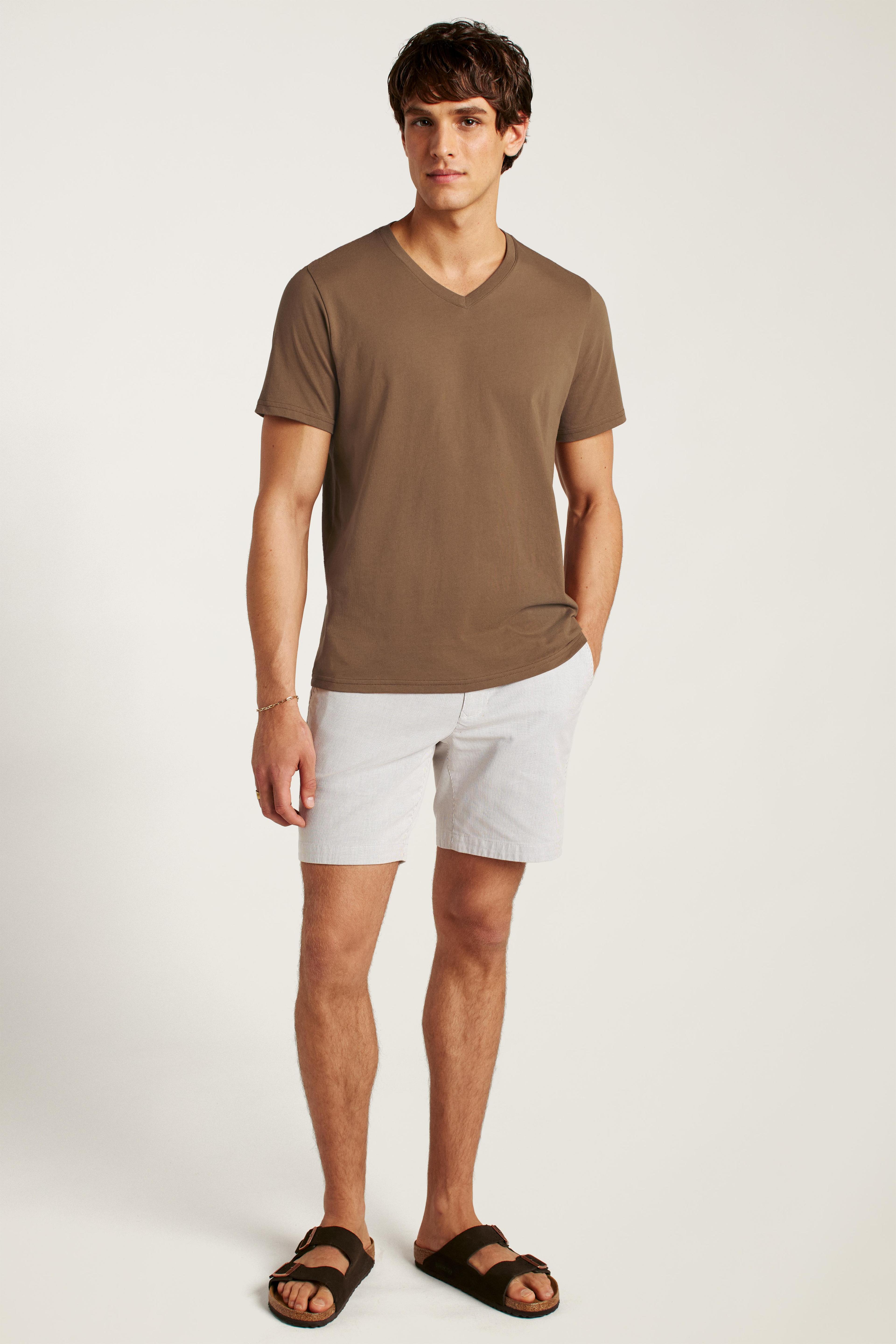 Organic Cotton V-Neck Tee Product Image