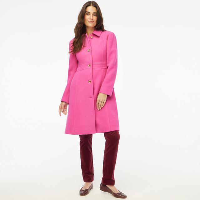 Wool-blend lady day coat Product Image