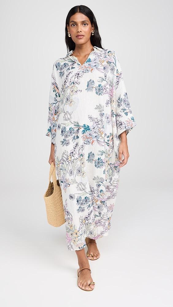 La Vie Style House Floral Linen Everyday Dress | Shopbop Product Image