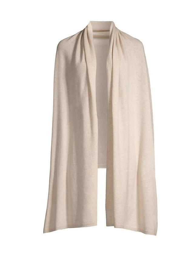 Womens Cashmere Knit Wrap Product Image