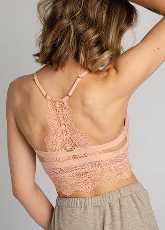 Amaya Bralette in Ballet Pink Product Image