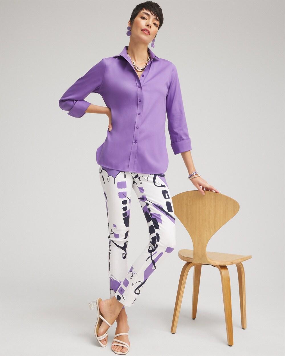 Brigitte Abstract Ankle Pants Product Image