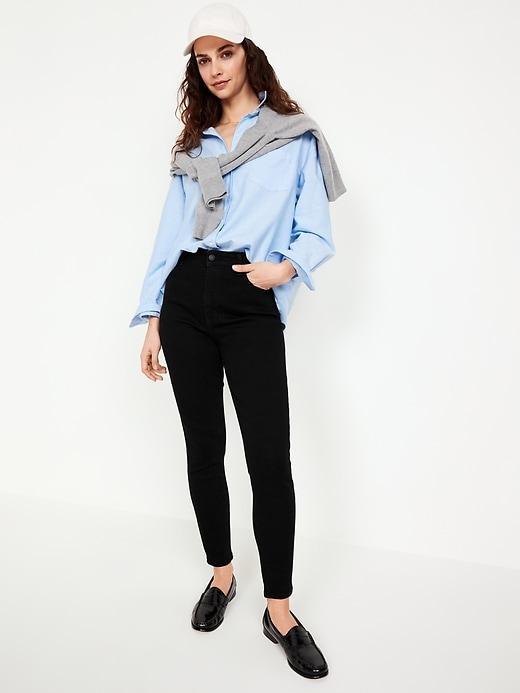 High-Waisted Wow Super-Skinny Jeans Product Image