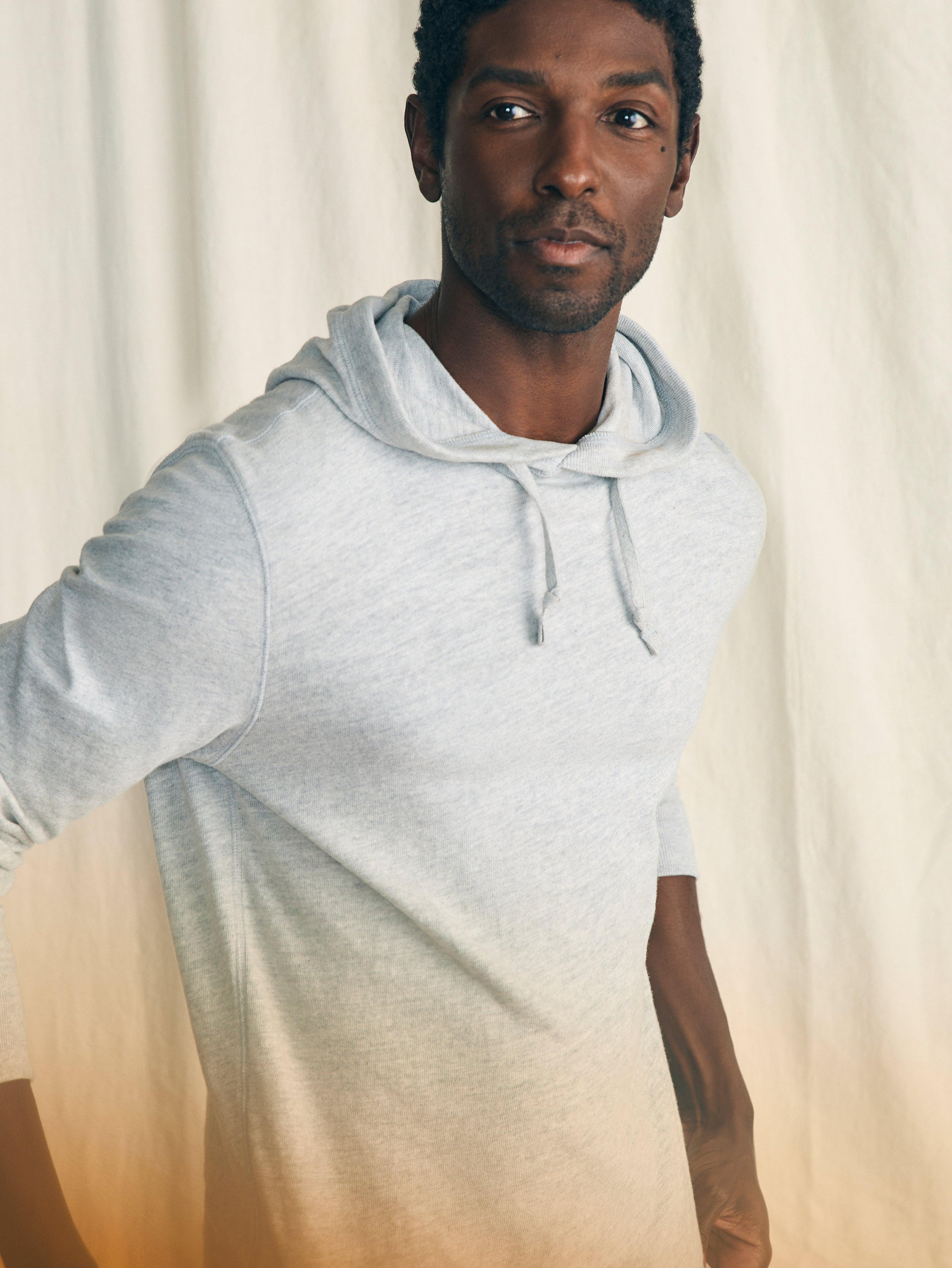 Sunwashed Slub Hoodie (Tall) - Light Grey Heather Product Image