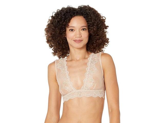 Only Hearts So Fine Lace Tank Bralette (Chai) Women's Bra Product Image