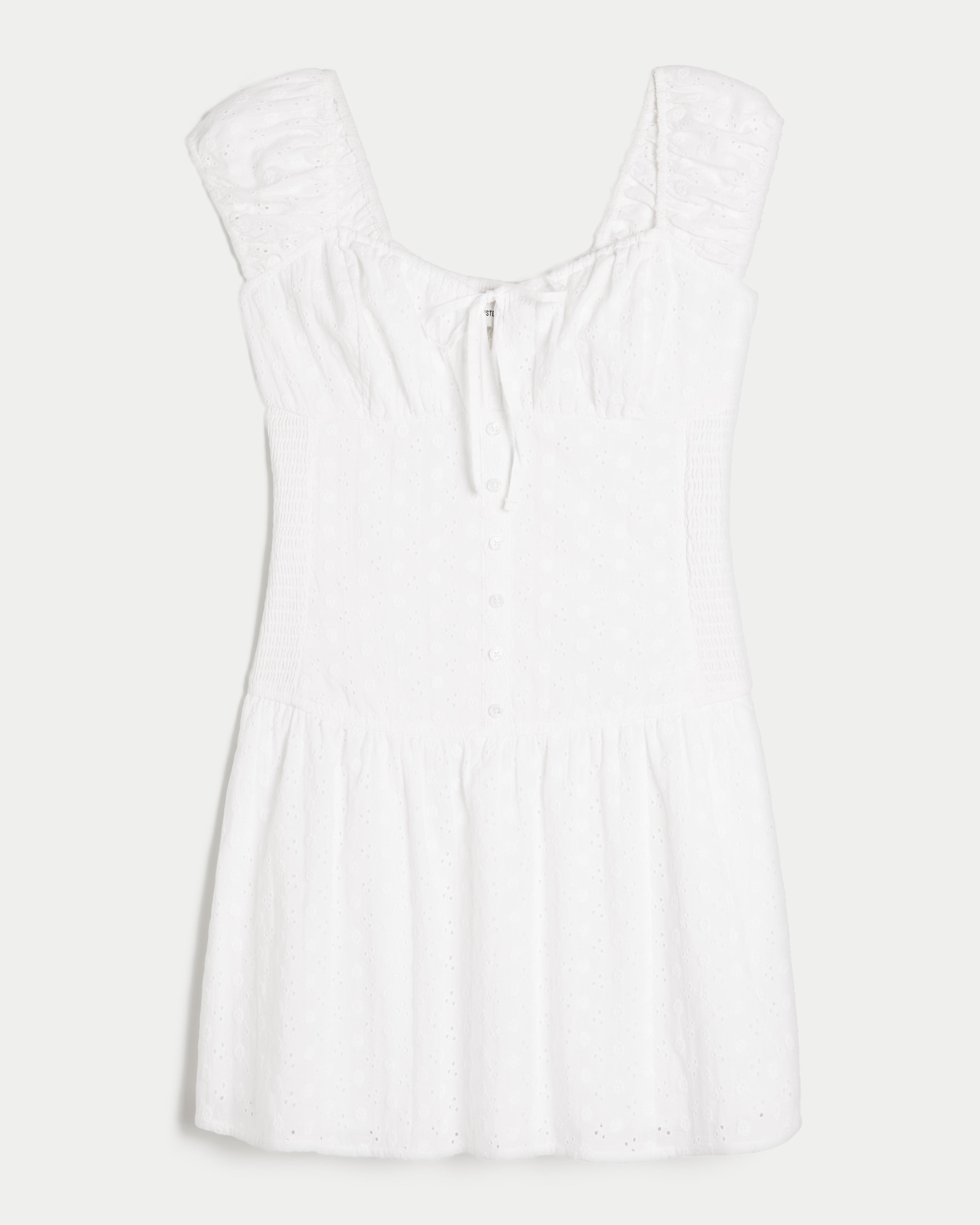 Hollister Sofia Drop-Waist Mini Dress Product Image