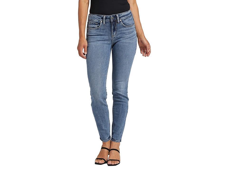 Silver Jeans Co. Suki Mid-Rise Skinny Jeans L93136EDB205 (Indigo) Women's Jeans Product Image