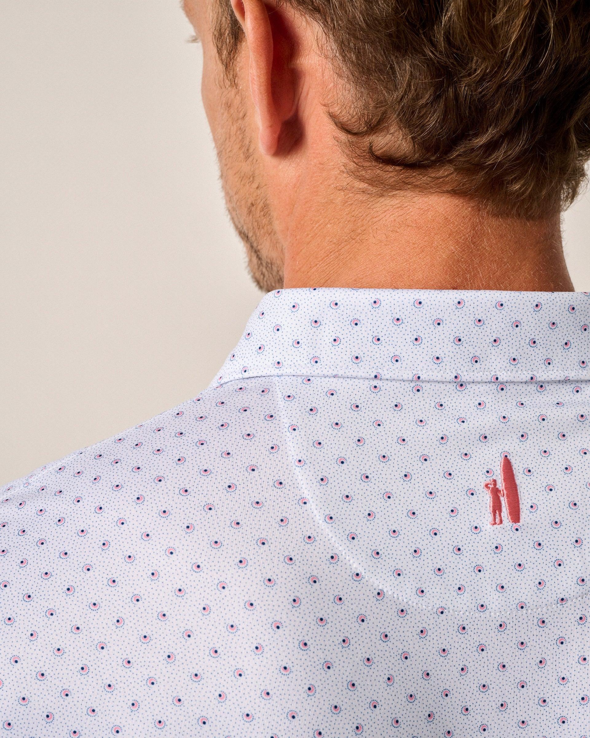 johnnie-O Performance Jersey Polo - Crete Print Product Image