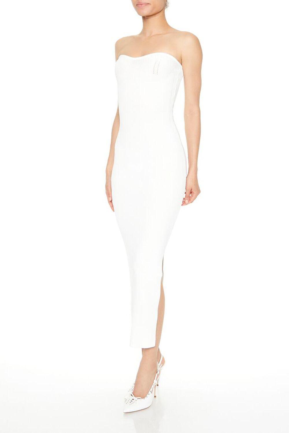 Ribbed Bodycon Tube Maxi Dress | Forever 21 Product Image