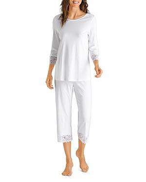 Hanro Moments Crop Pajama Set Women's Pajama Sets Product Image