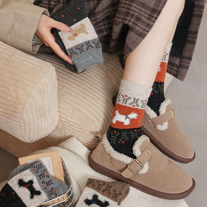 Dog Print Socks Product Image