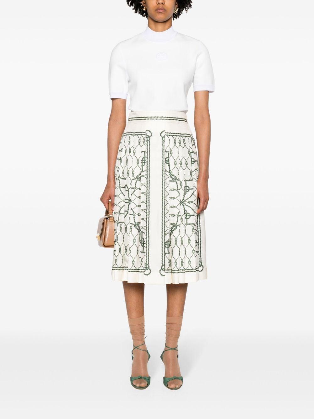 graphic-print midi skirt Product Image