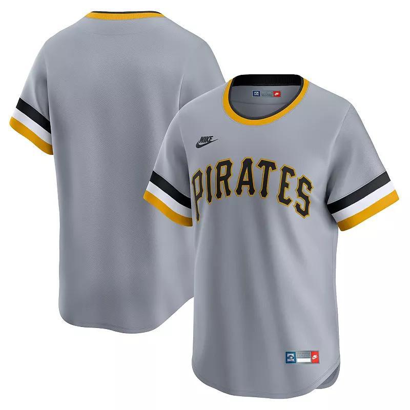 Mens Nike Gray Pittsburgh Pirates Cooperstown Collection Limited Jersey Product Image