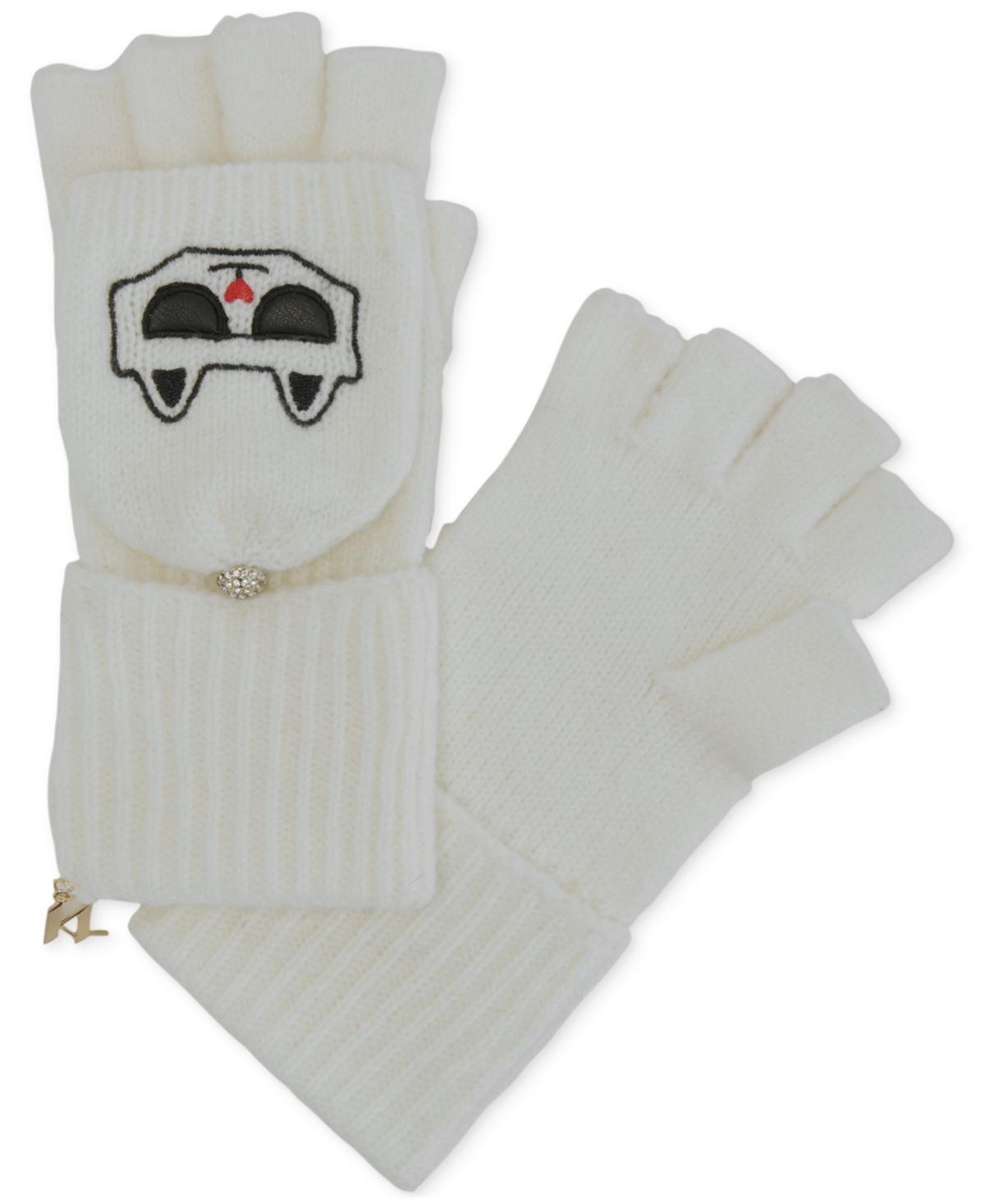 Karl Lagerfeld Paris Womens Choupette Pop-Top Gloves Product Image