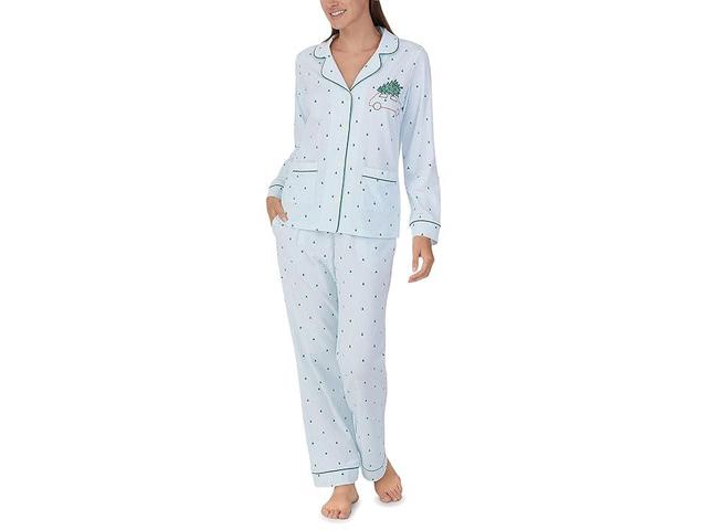 Bedhead PJs Long Sleeve Classic PJ Set (Christmas Trees) Women's Pajama Sets Product Image