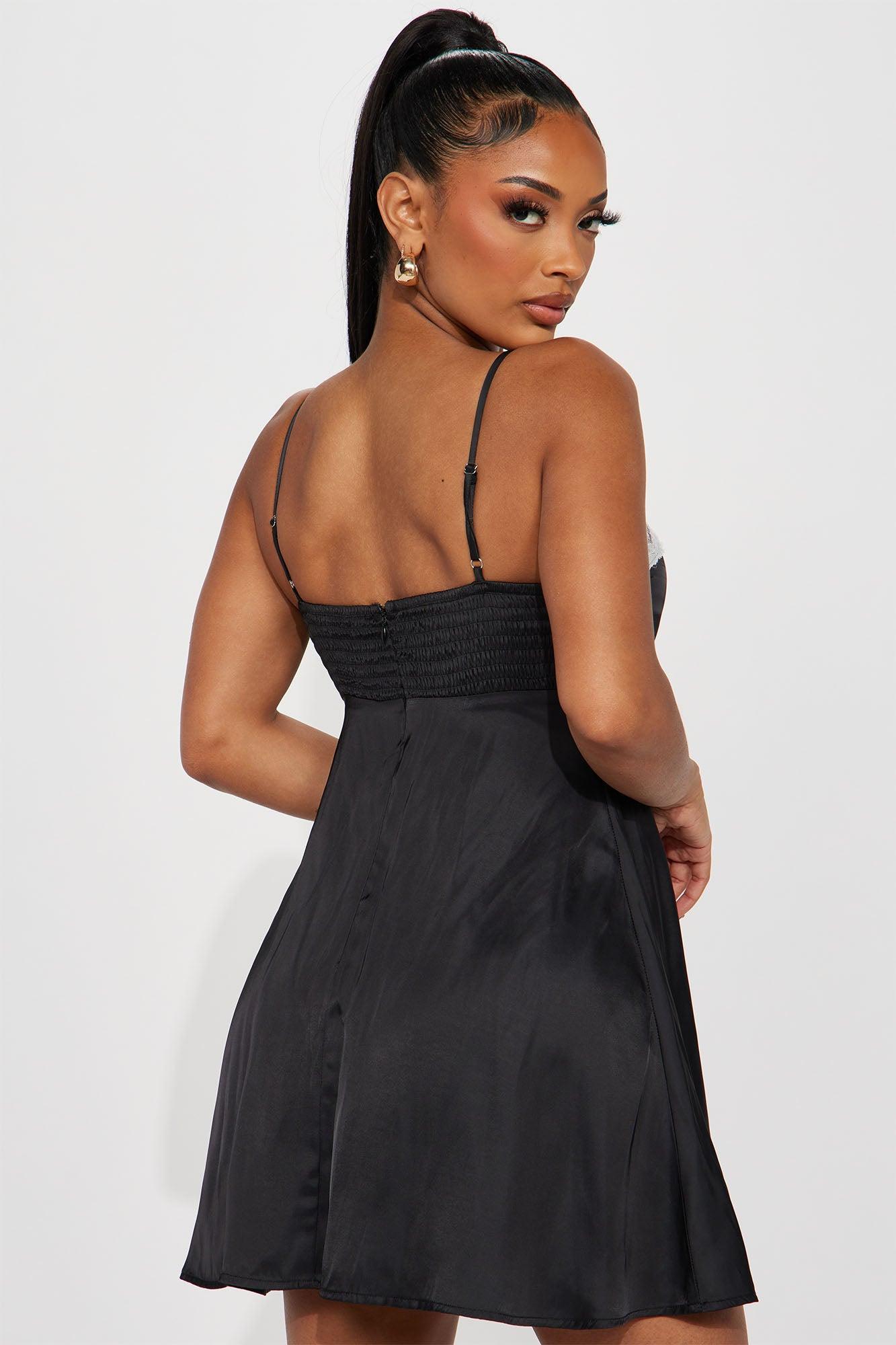 Night Out Mini Dress - Black Product Image