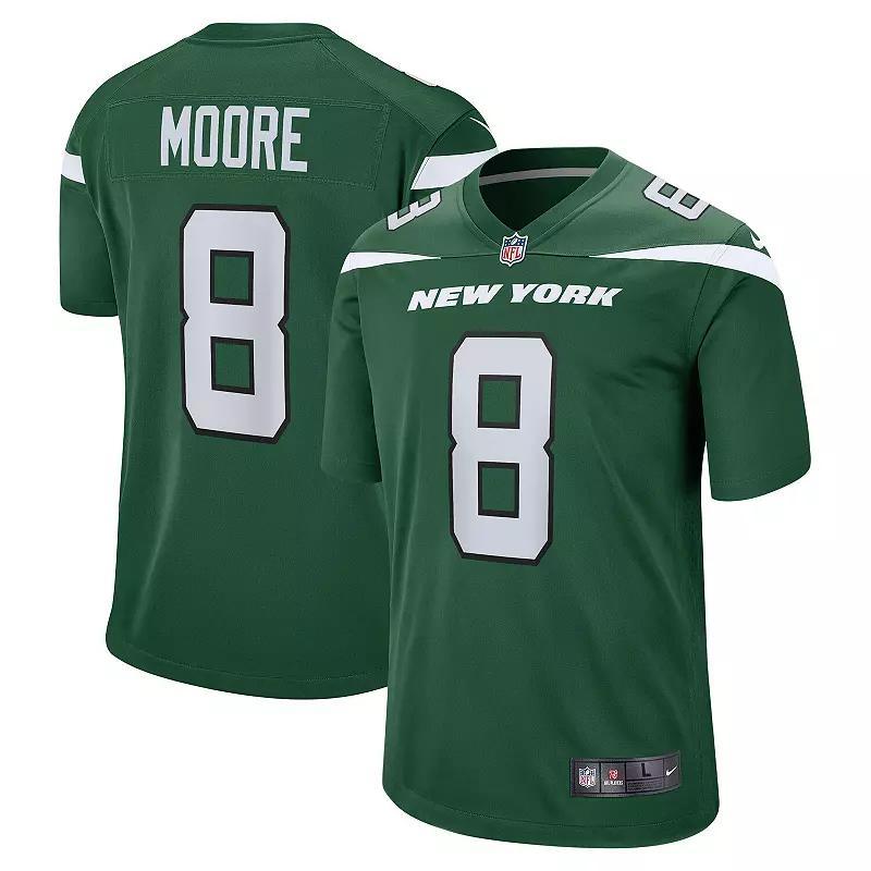 Mens Nike Elijah Moore Gotham New York Jets 2021 NFL Draft Pick Player Game Jersey Product Image