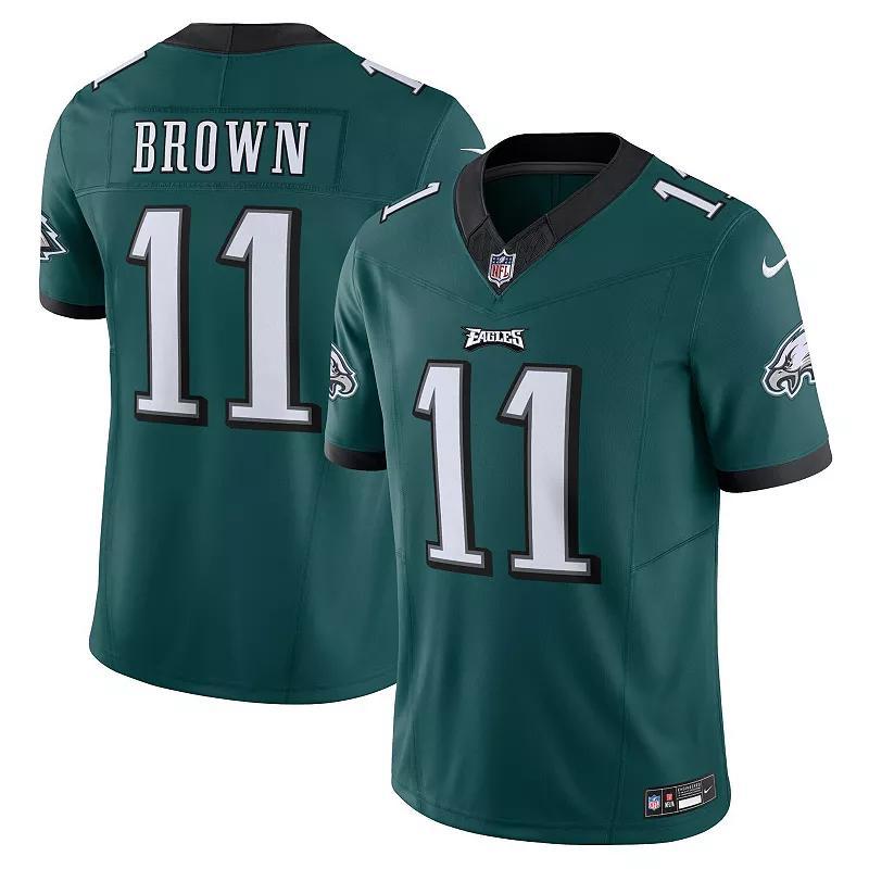 Mens Nike A.J. Brown Midnight Philadelphia Eagles Vapor F.U.S.E. Limited Jersey Product Image