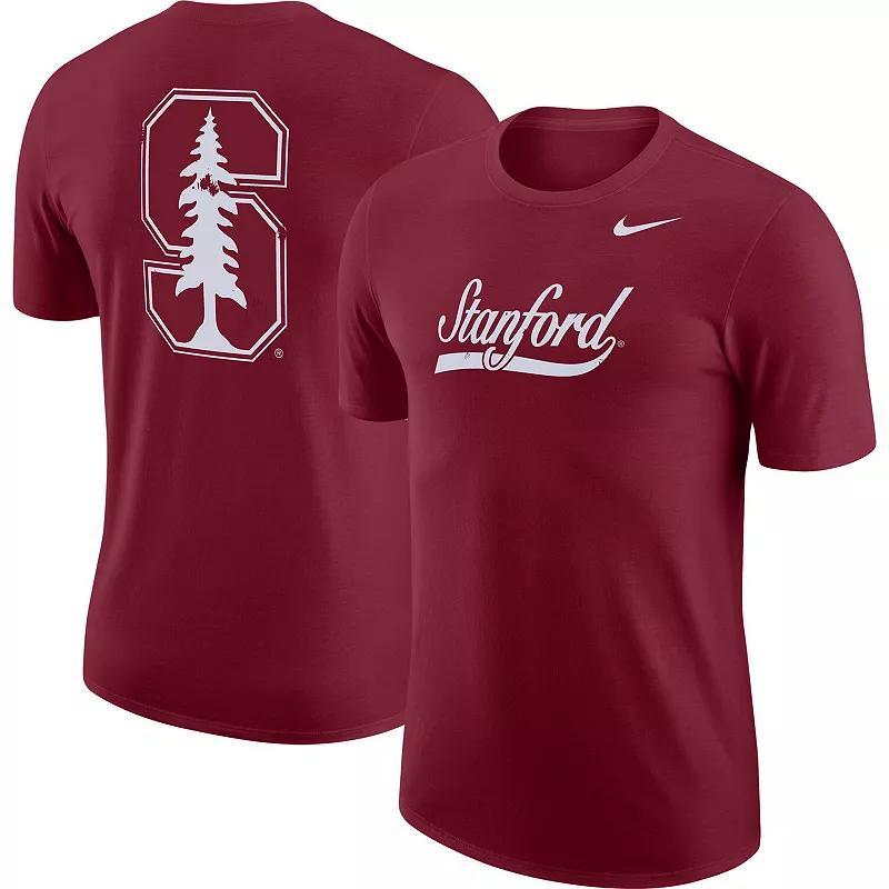 Mens Nike Cardinal Stanford Cardinal Distressed Print Cotton Vault T-Shirt Product Image