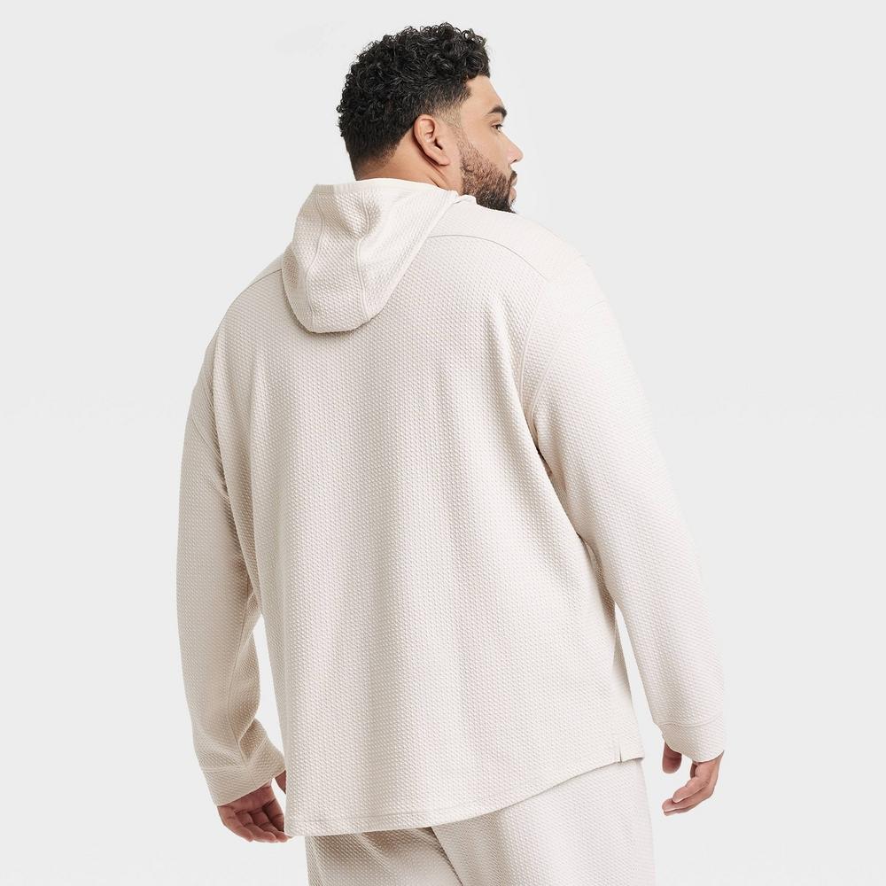 Mens Big Textured Fleece Hoodie - All in Motion Product Image