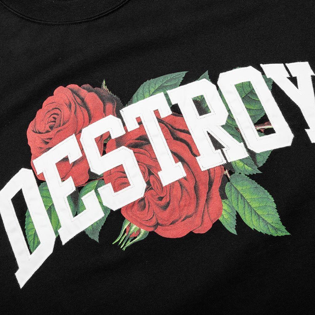 Destroy Rose T-Shirt - Black Male Product Image