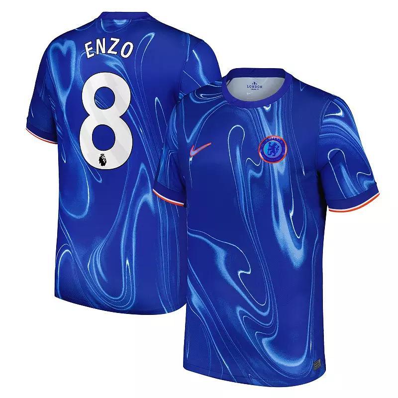 Mens Nike Christopher Nkunku Blue Chelsea 2024/25 Home Replica Player Jersey Product Image