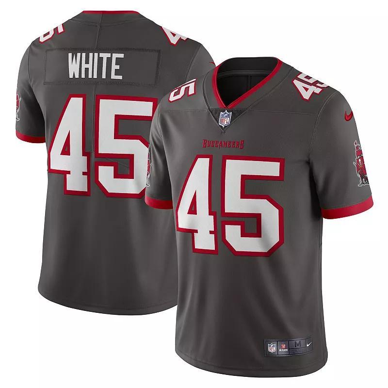 Mens Nike Devin White Pewter Tampa Bay Buccaneers Vapor Limited Jersey Product Image