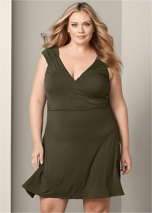 Draped Front Dress Product Image