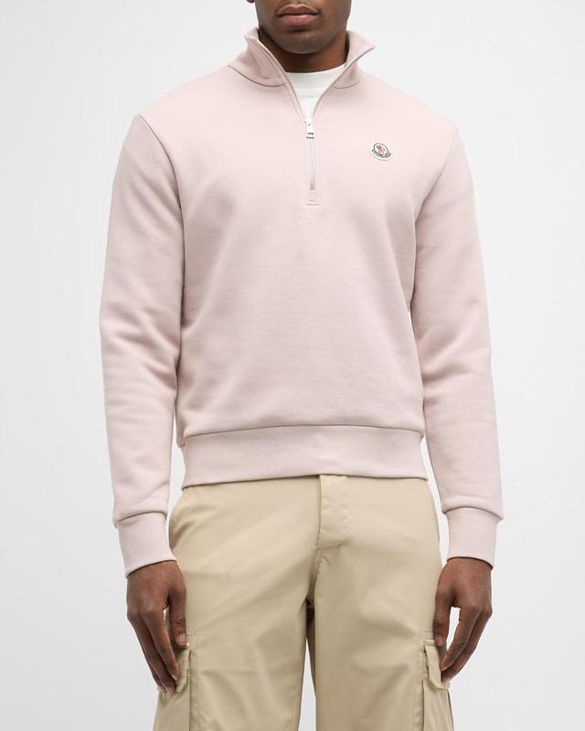 Moncler Logo Patch Quarter Zip Pullover Product Image