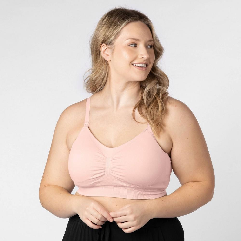 kindred by Kindred Bravely Womens Pumping + Nursing Hands Free Bra - Soft Pink XL-Busty Product Image