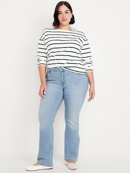 Mid-Rise Wow Boot-Cut Jeans Product Image