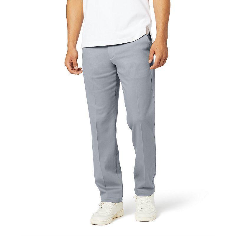 Dockers Easy Khaki D2 Straight Fit Trousers (Burma Grey) Men's Clothing Product Image