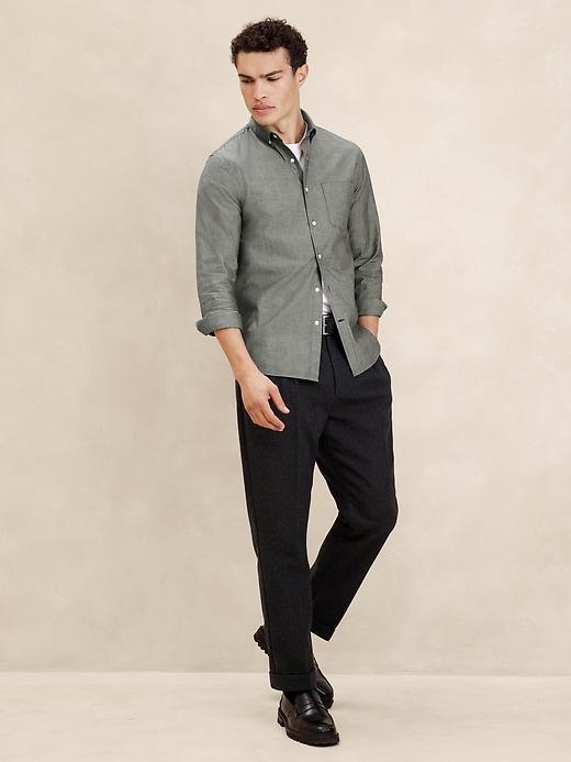 Slim Chambray Shirt Product Image