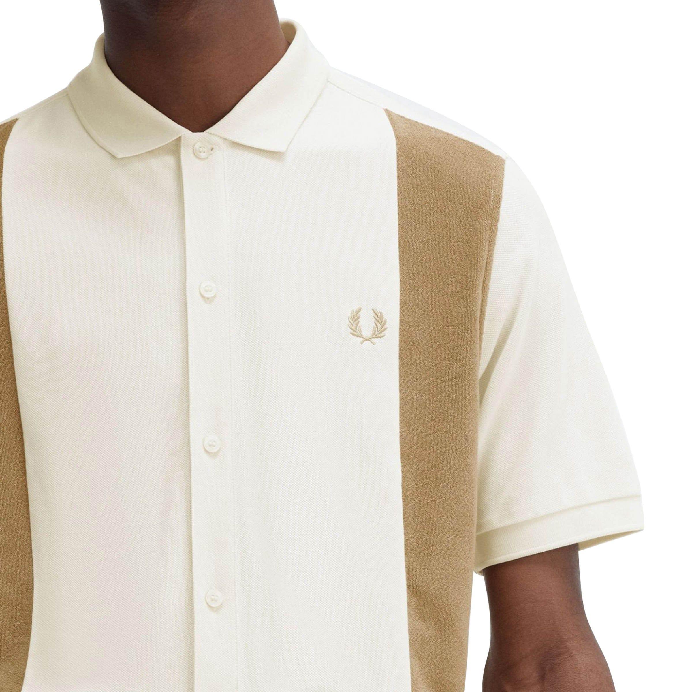 TOWELLING PANEL POLO SHIRT Male Product Image