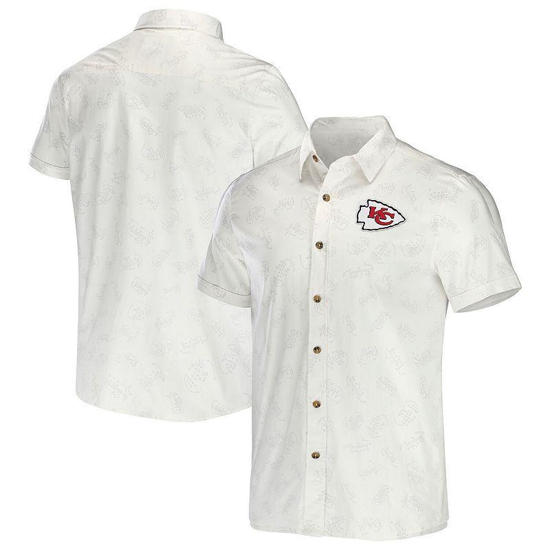 Mens NFL x Darius Rucker Collection by Fanatics Cleveland Browns Woven Button-Up T-Shirt Product Image