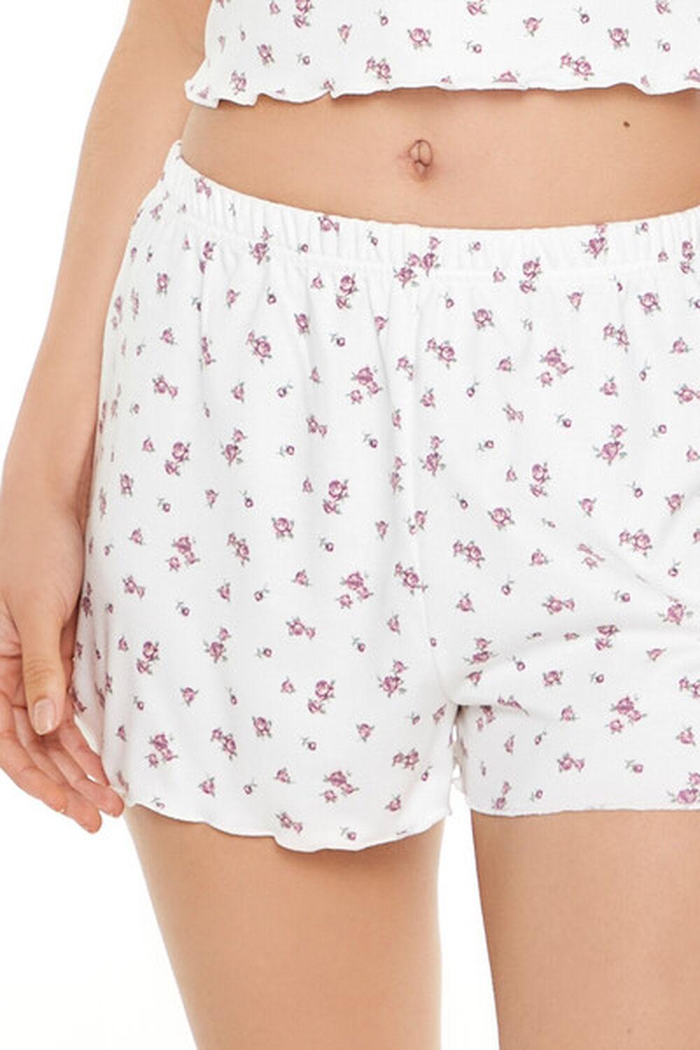 Ditsy Floral Pajama Shorts | Forever 21 Product Image